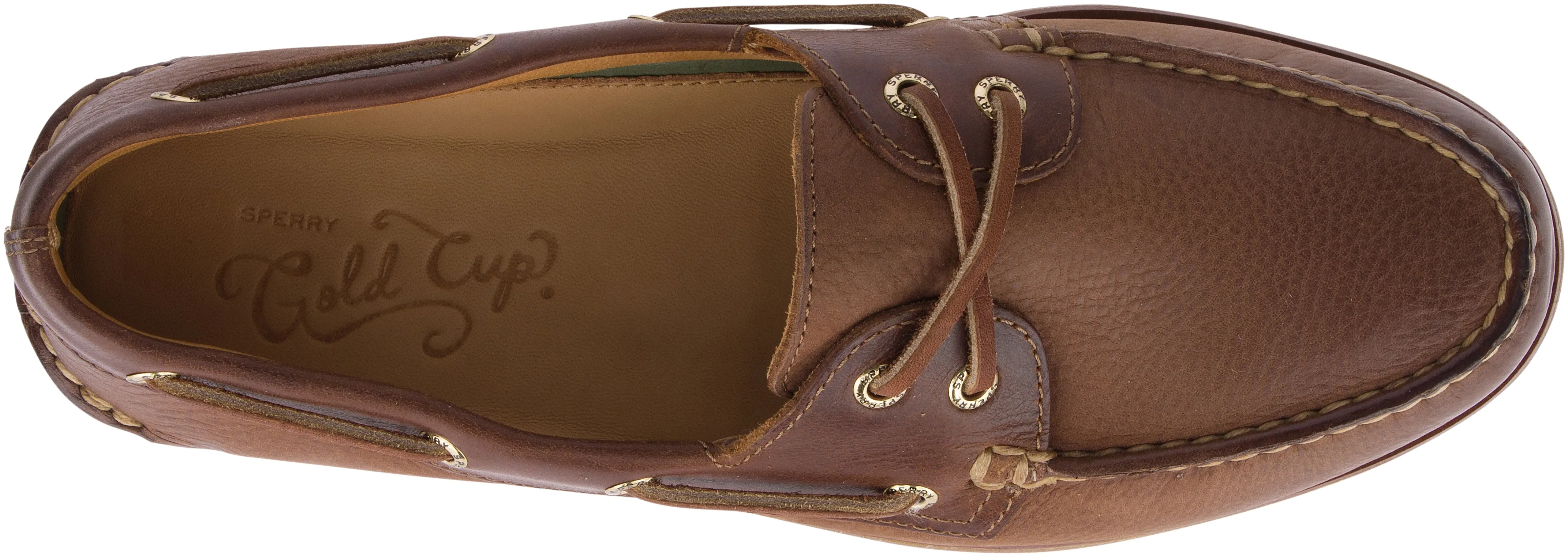 Men's Gold Cup Authentic Original Rivingston Tan Boat Shoes (STS19319)