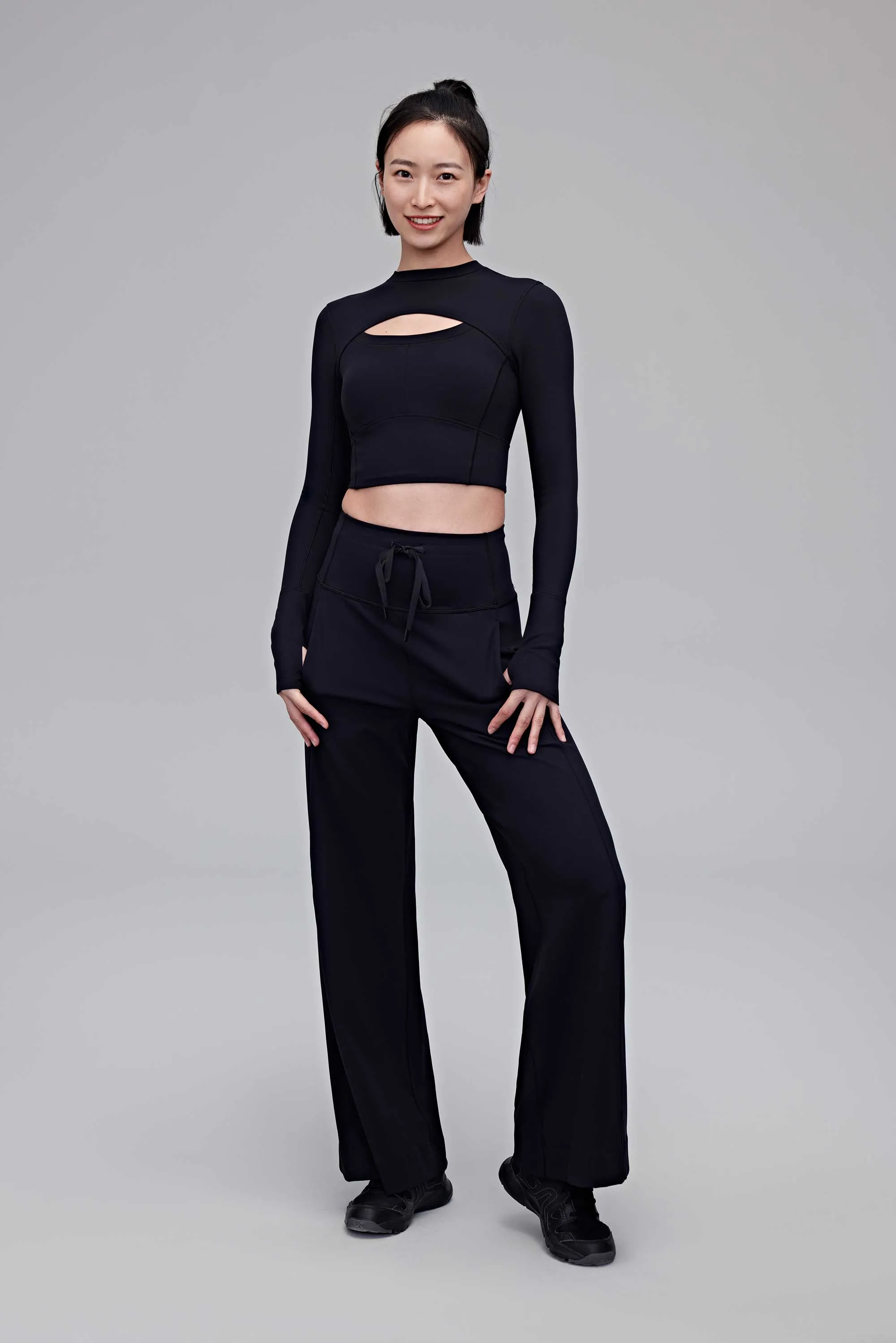 Mousse Cut-out Padded Crop Top