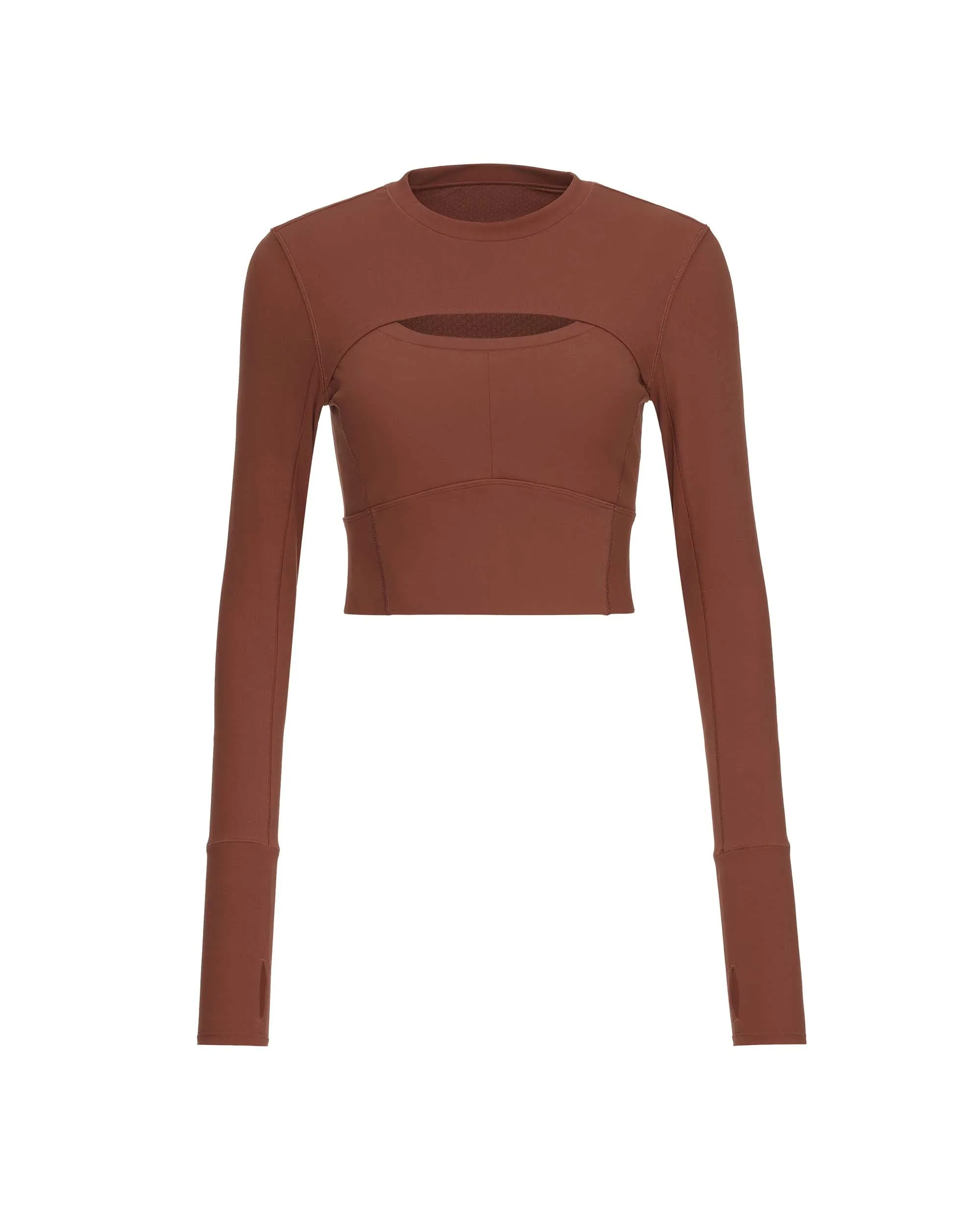 Mousse Cut-out Padded Crop Top