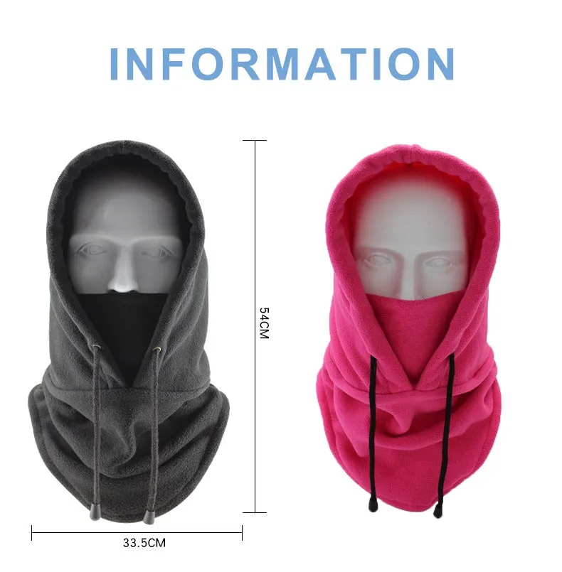 Neck Warmer Thermal Balaclava Hood Winter Face Mask Head Cover Gaiter Mask | TT-DT