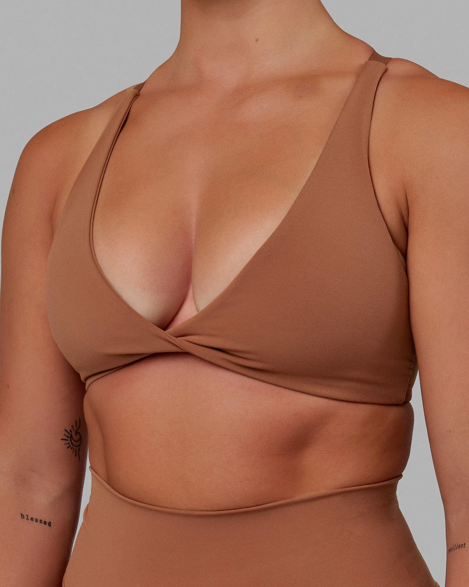 Nimble Sports Bra - Brick