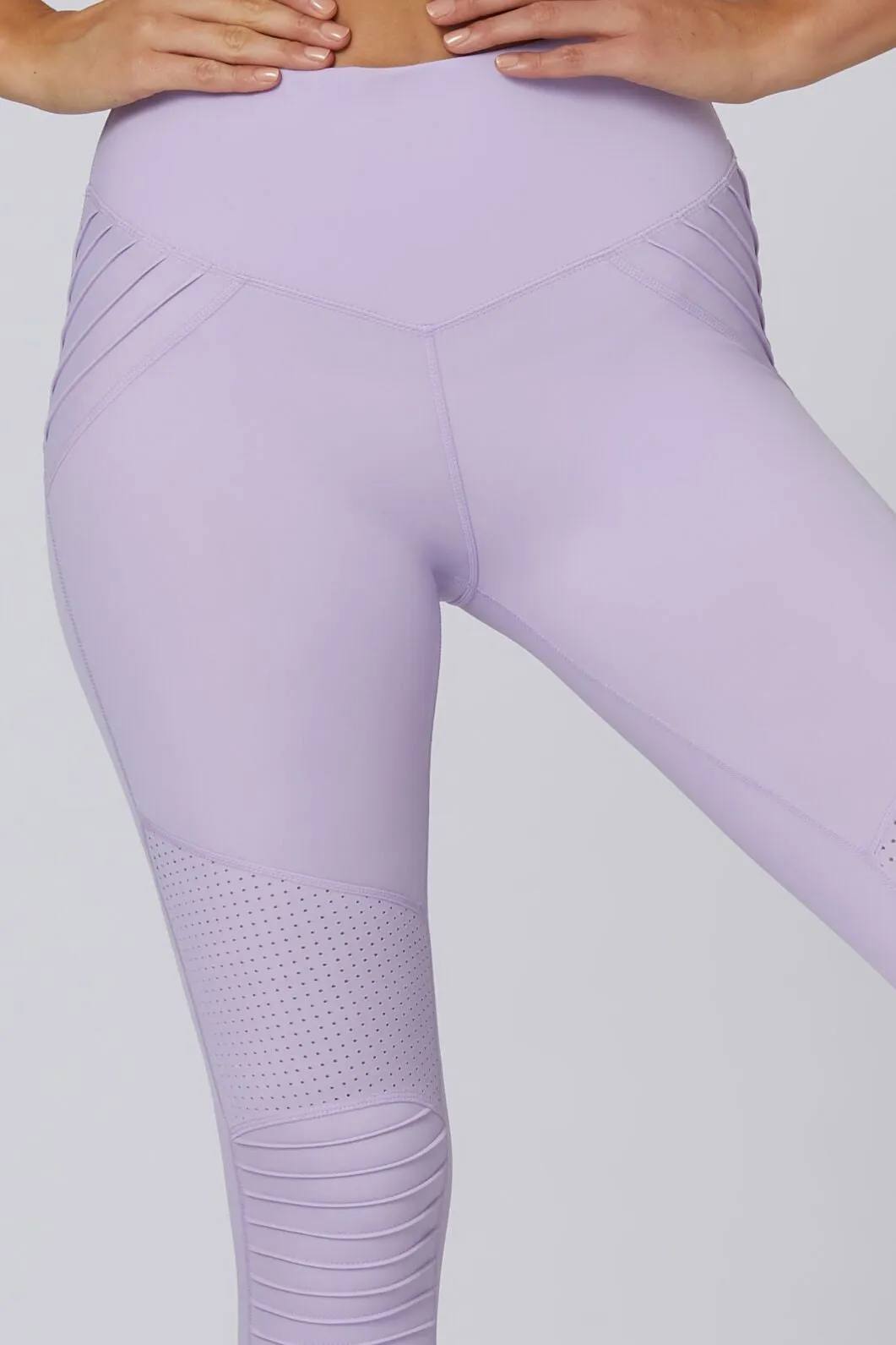 Peace of Mind Moto Legging -Lilac