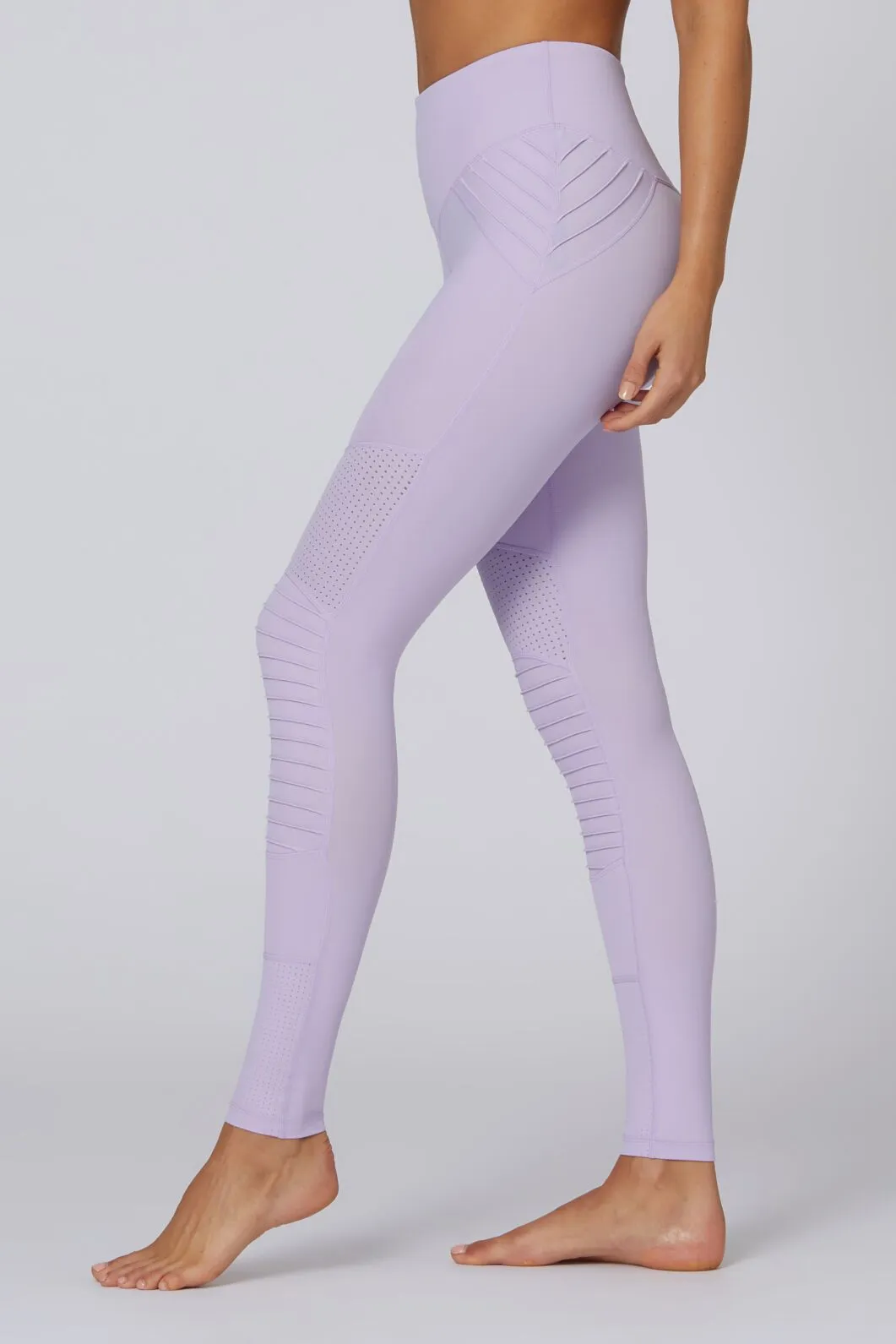 Peace of Mind Moto Legging -Lilac