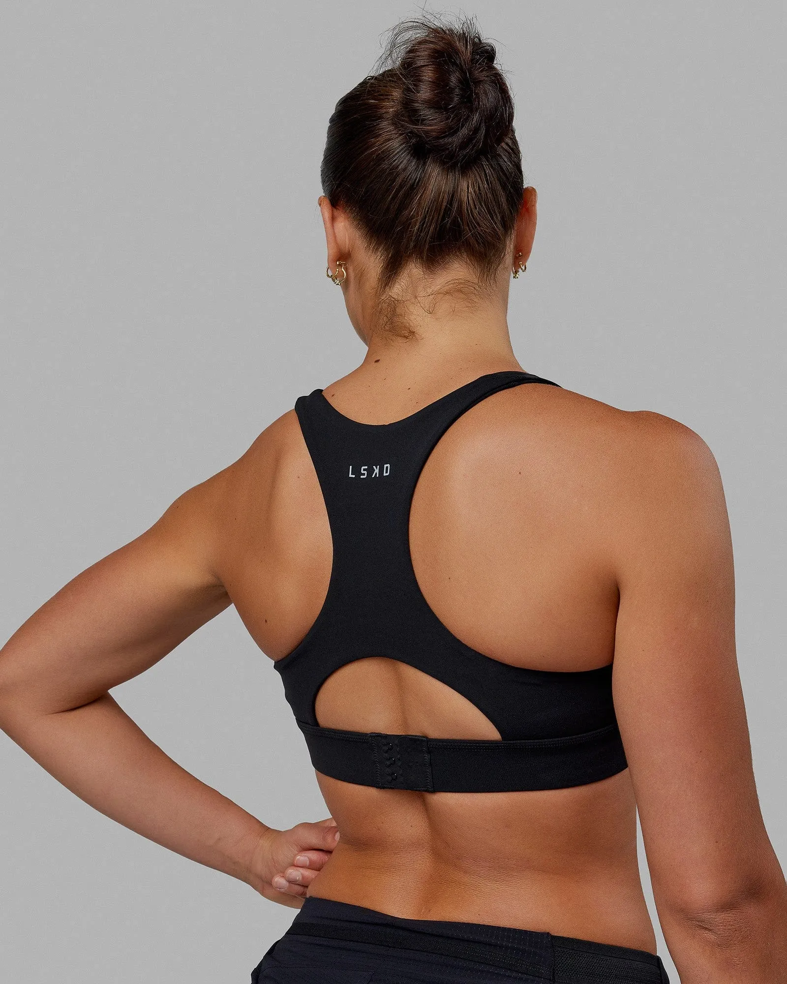 Race Day Sports Bra - Black