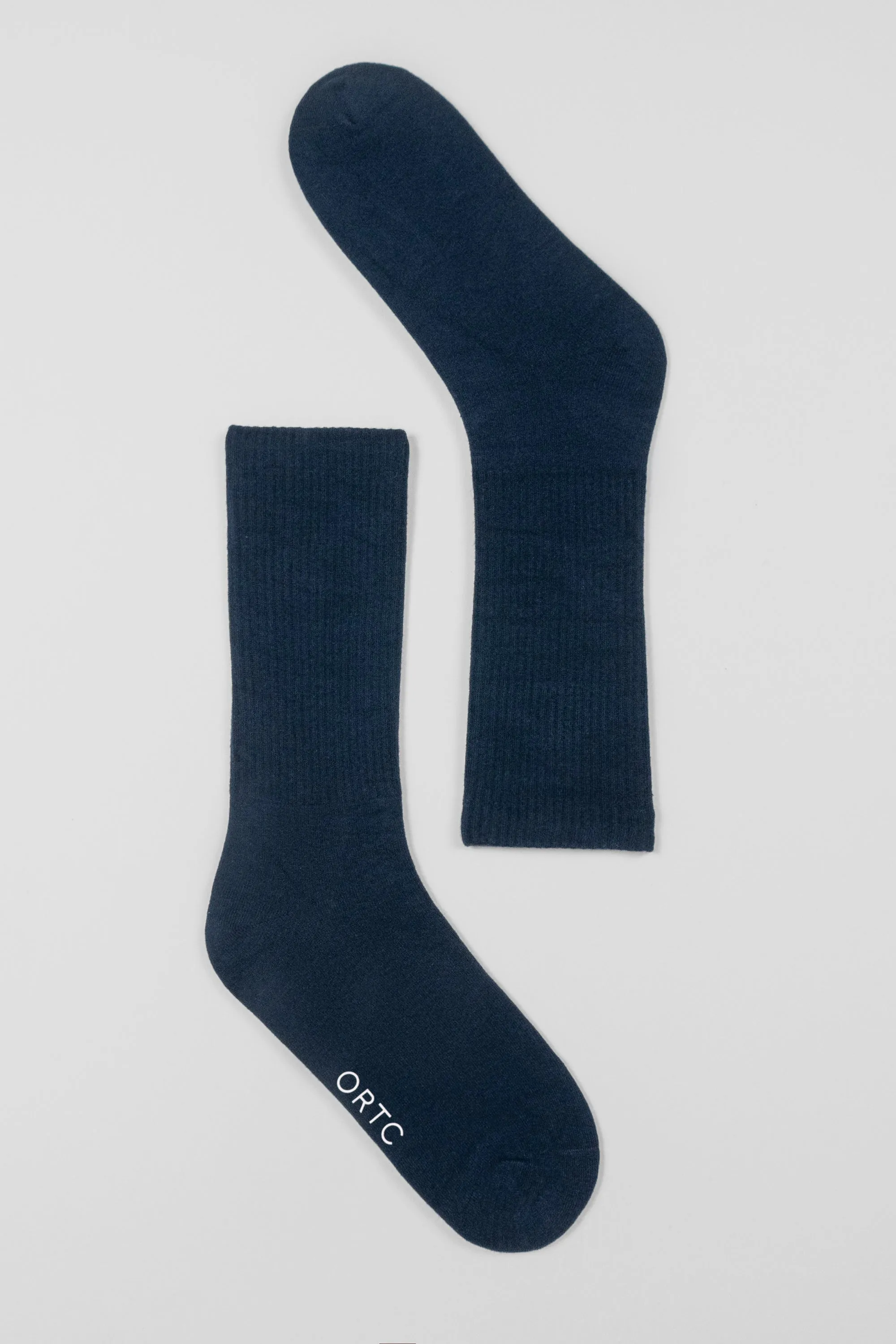 Ribbed Sock Navy