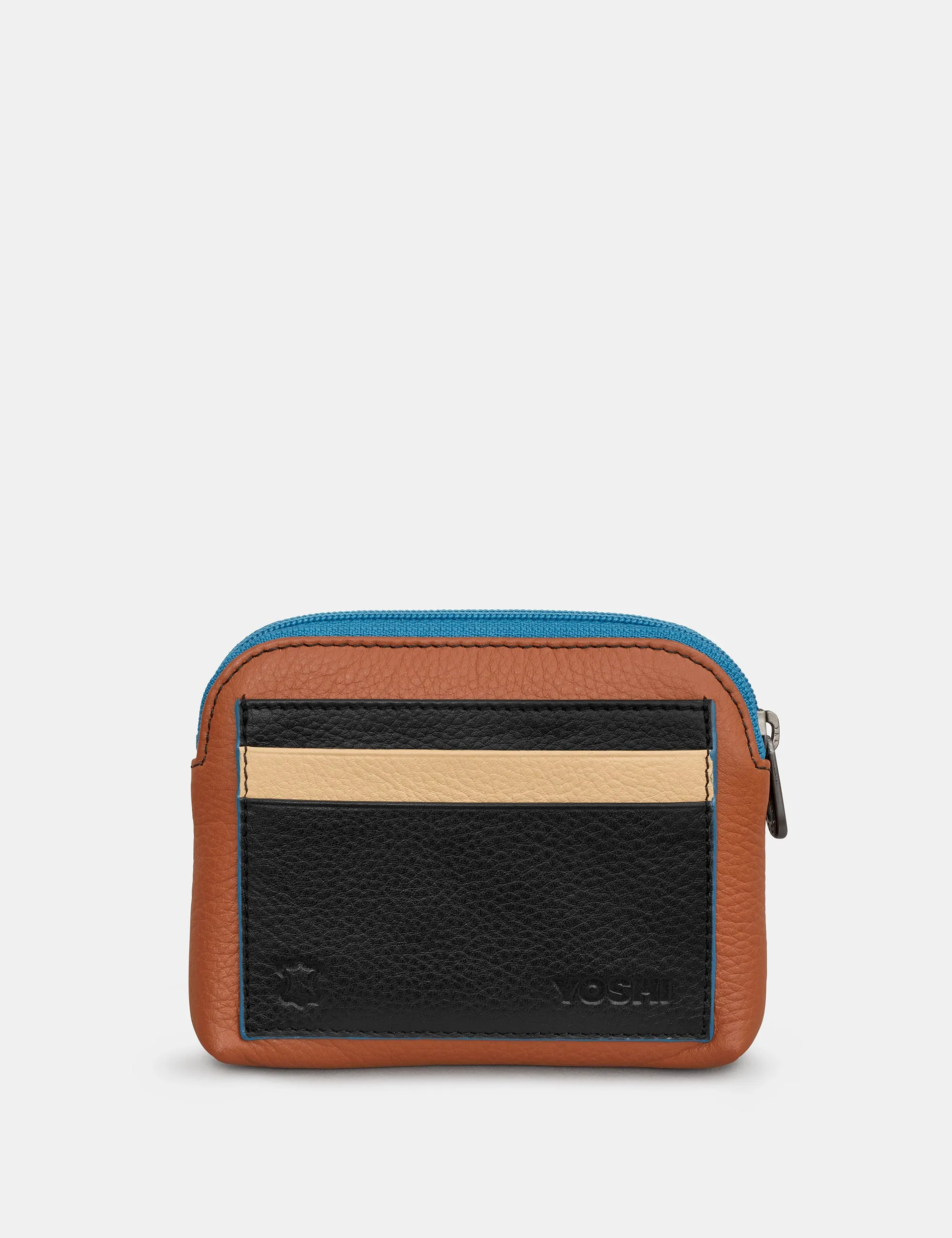 Rustic Colour Block Tatum Zip Top Purse