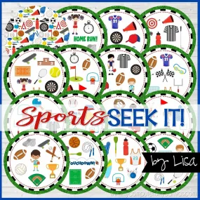 SEEK IT! {Sports} PRINTABLE Matching Game