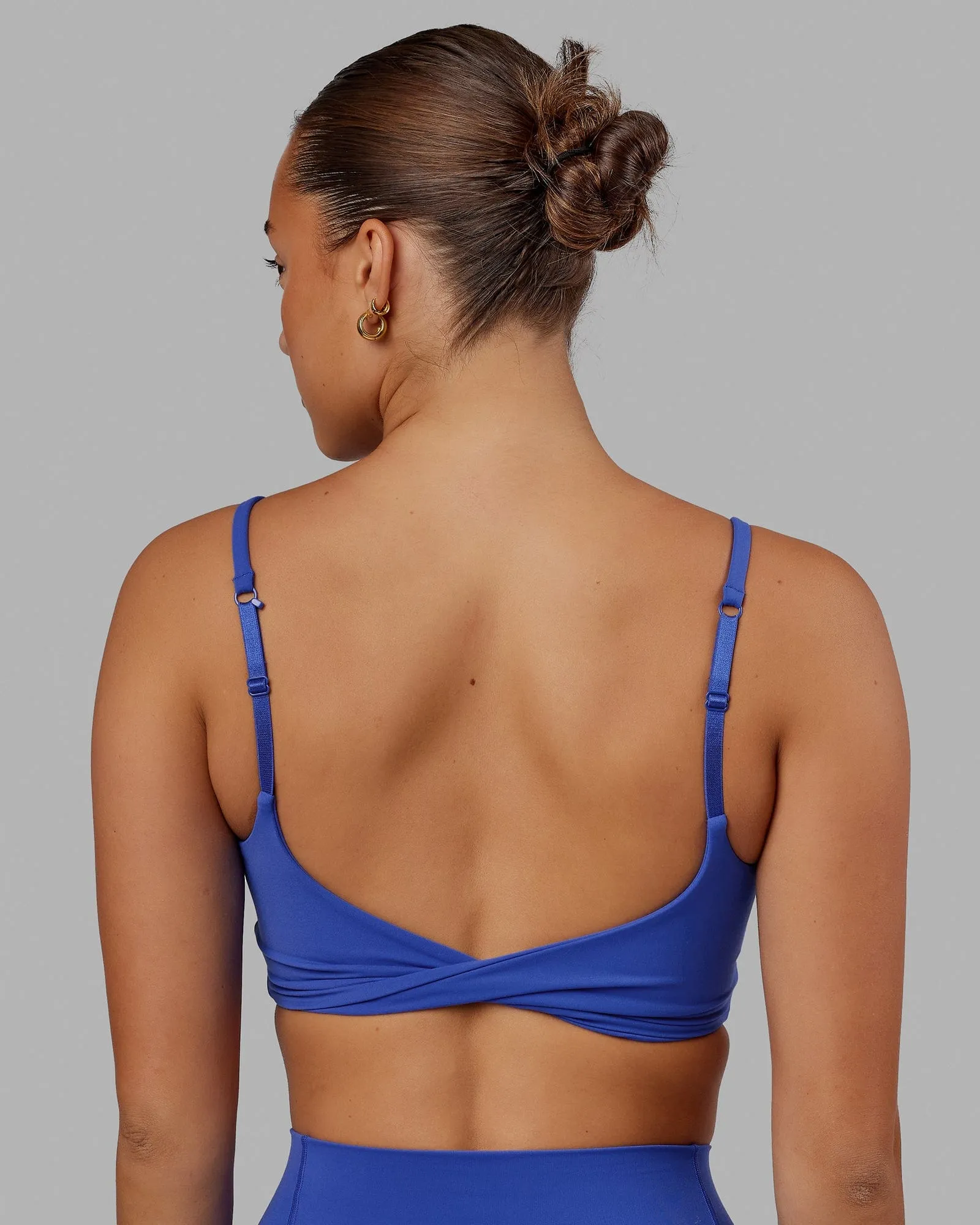 Twist Sports Bra - Power Cobalt