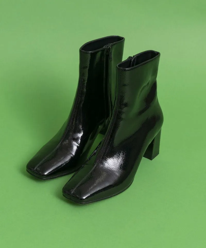 Vegan Leather Short Boots