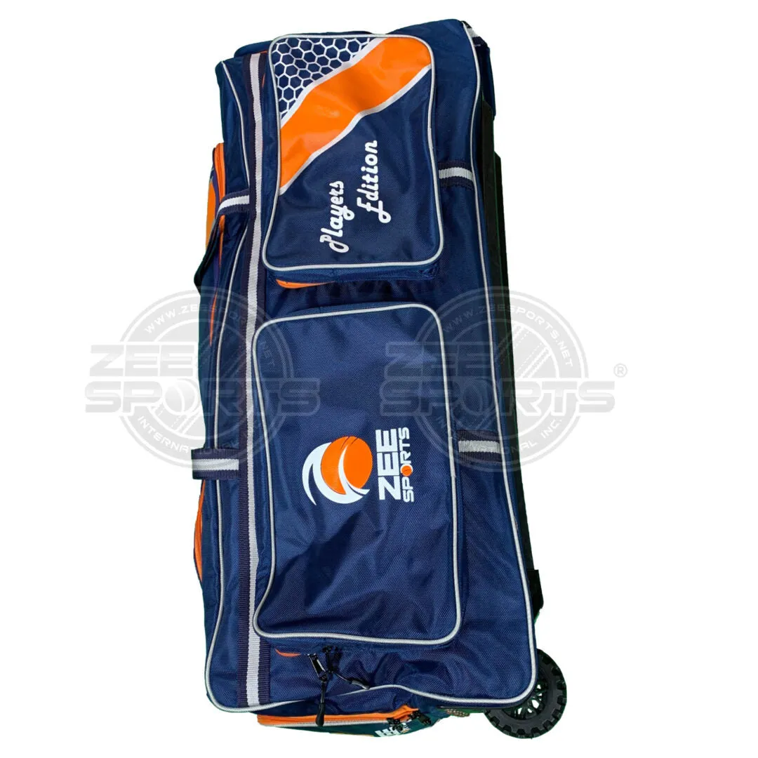 Zee Sports Kit Bag Orange & Navy Blue Player's Edition