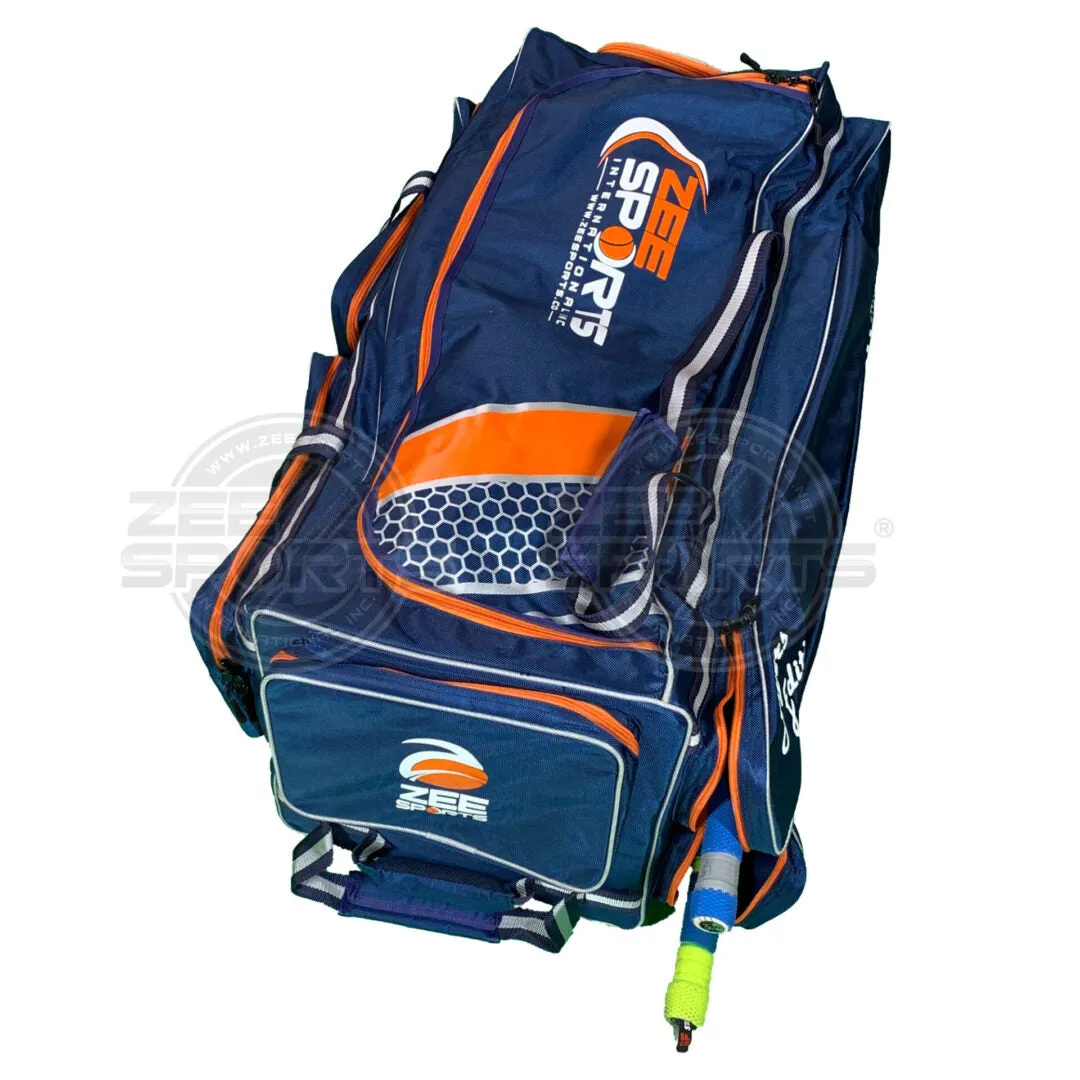 Zee Sports Kit Bag Orange & Navy Blue Player's Edition